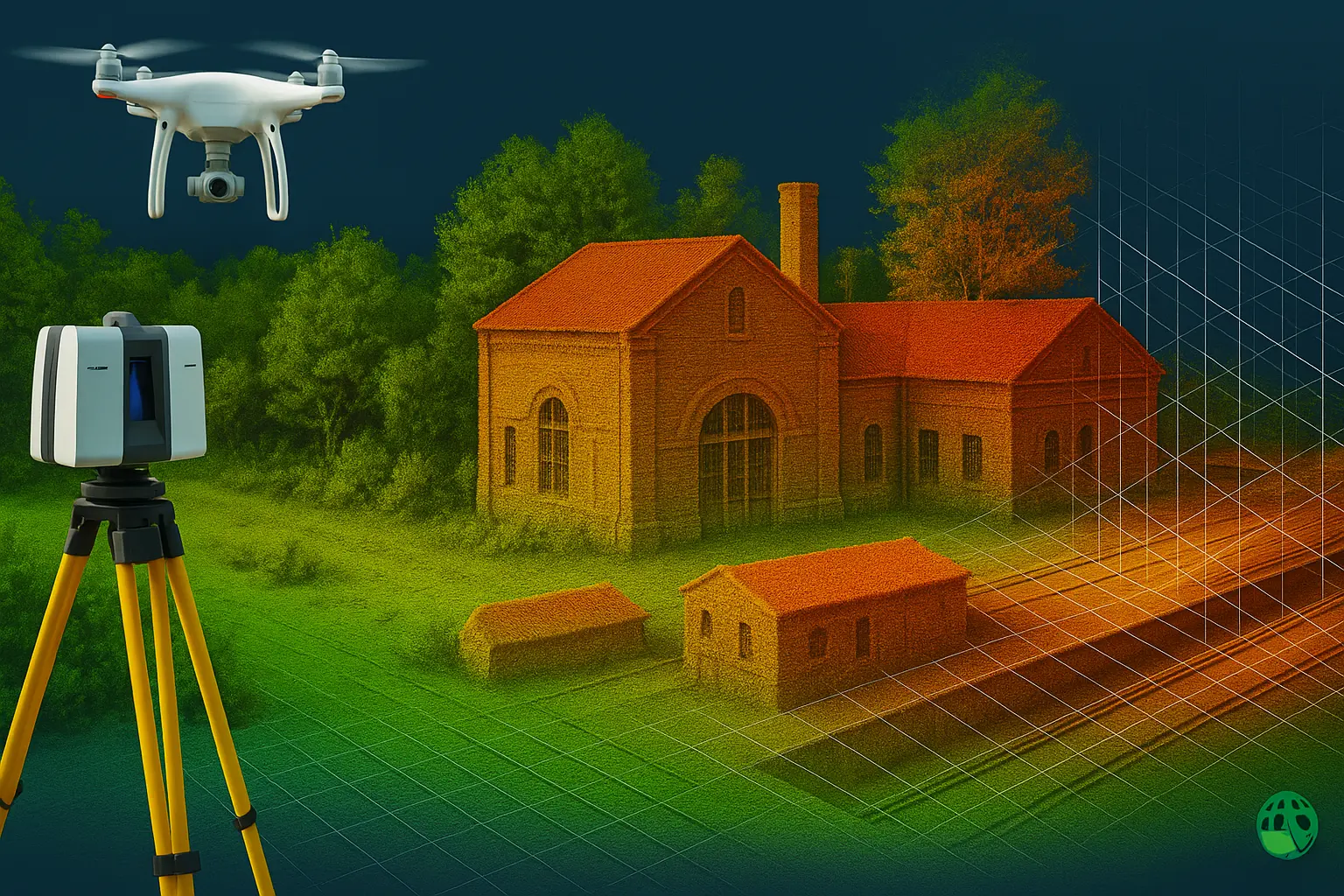 3D scanning in outdoor surveying project Toronto