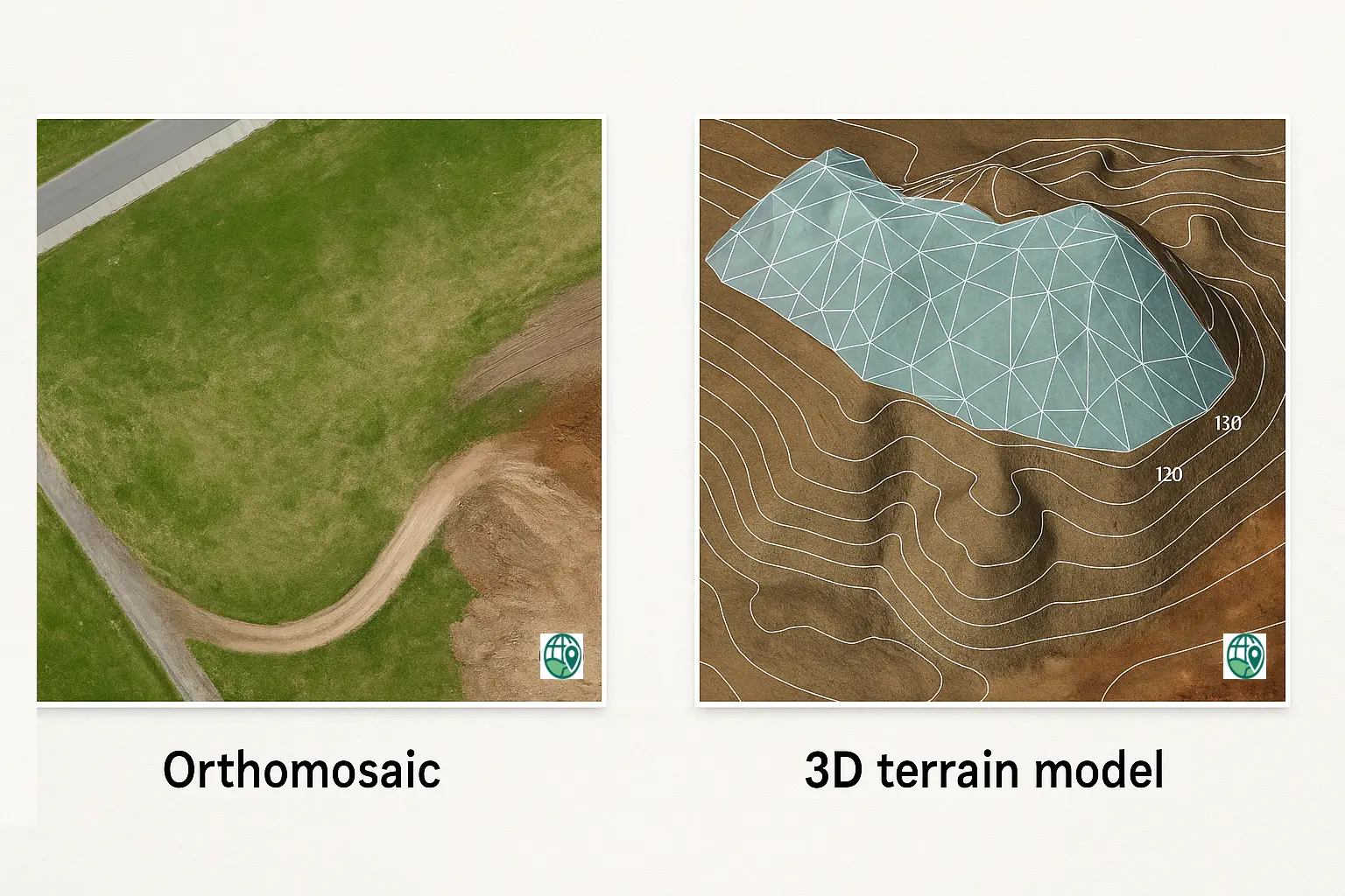 Orthomosaic and DSM deliverables