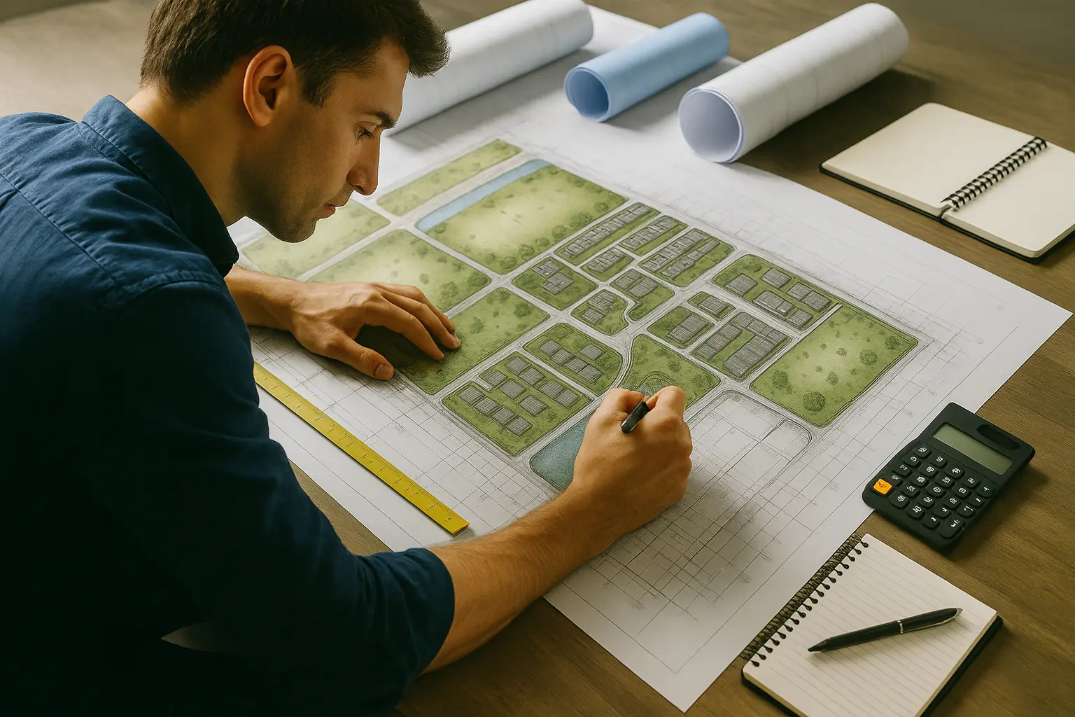 Before and after grading plan prepared by land surveyor in Vaughan