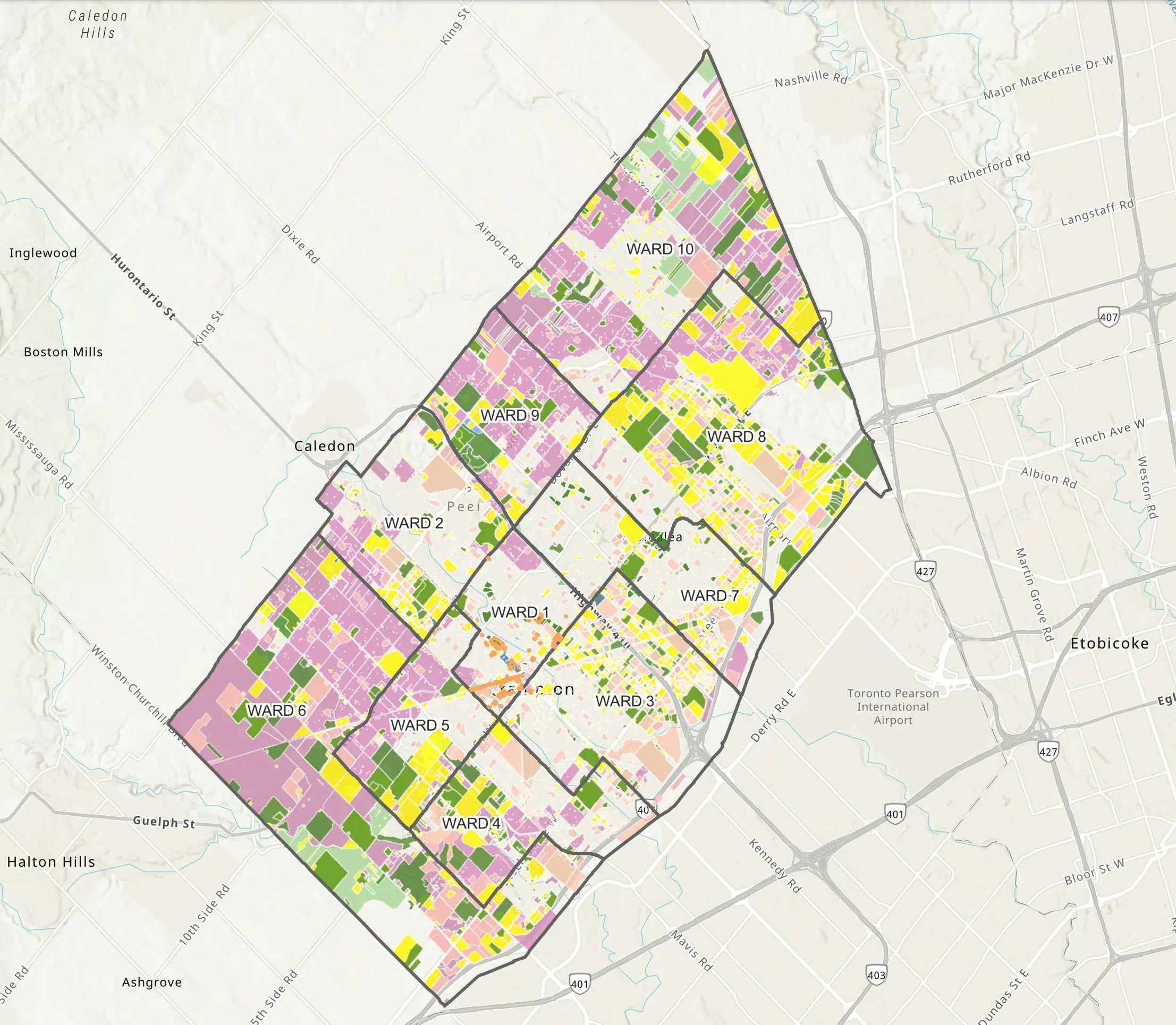 City of Brampton zoning and by-law information